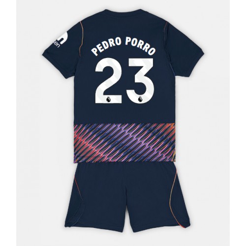 Tottenham Hotspur Pedro Porro #23 Gostujuci Dres za Dječji 2026-27 Kratak Rukavima (+ kratke hlače)